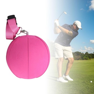 Тренировочный мяч для гольфа для начинающих гольфистов Sport Rose Red.