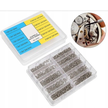 1000 шт железный винт для ремонта часов