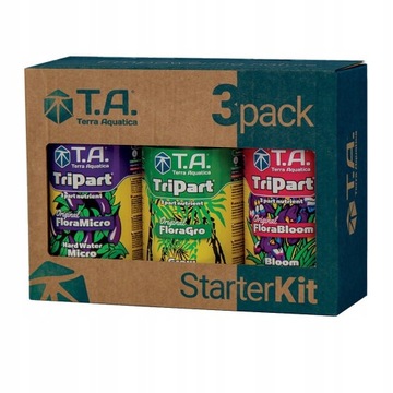 GHE 3PACK TRI PART ZESTAW NAWOZÓW DO WODY TWARDEJ