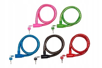 Велосипедный замок DUNLOP CABLE LOCK 1,8x80 см