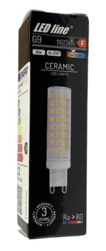 Светодиодная лампа LEDline G9 12Вт 230В, дневной свет 4000К