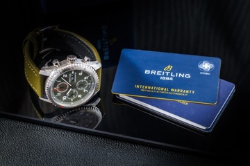 BREITLING AVIATOR 8 CURTISS WARHAWK CHRONOGRAPH A13316 43MM NOWY/KPL.