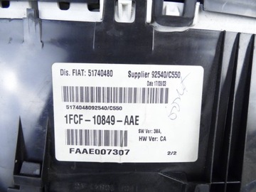 FIAT STILO 1.8 PŘÍSTROJOVÁ DESKA 92540C550