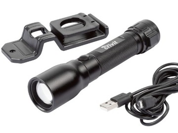 Mocna Latarka 500lm Zasięg 110m 4 tryby CRIVIT