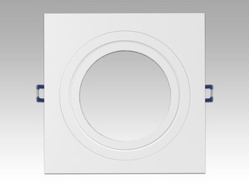 AR111 ES111 ПОТОЛОЧНЫЙ ФИТИНГ GU10 КВАДРАТНЫЙ, БЕЛЫЙ