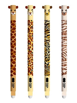 DŁUGOPIS WYMAZYWALNY SAFARI 0,5 MM HAPPY COLOR MIX 12SZT.