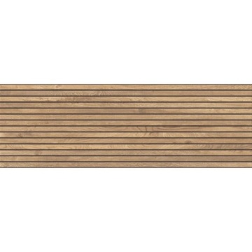 ДЕРЕВЯННАЯ НАСТЕННАЯ ПЛИТКА STRIPES коричневая матовая 40x120
