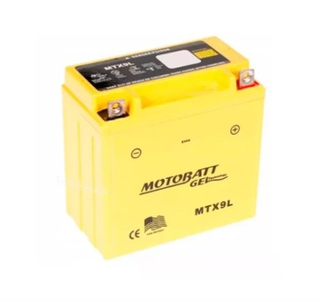 Akumulator MotoBatt MTX9L 12V 9Ah 125 GEL YB9L 12N9-3 mocny