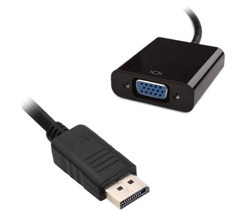 АДАПТЕР-ПРЕОБРАЗОВАТЕЛЬ ИЗ DISPLAYPORT DP в VGA D-SUB