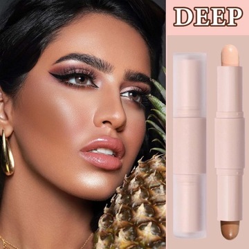 Крем-карандаш для контуринга, 2 цвета, кремовая бронзовая палитра для контуринга