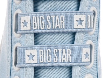 ДЖИНСОВЫЕ КРОССОВКИ ЖЕНСКИЕ BIG STAR С РАННЯМИ, размер 37