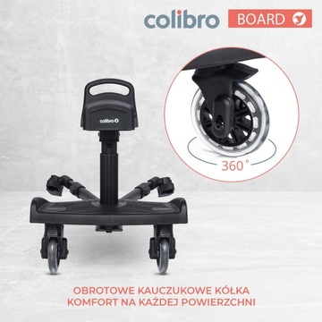 ДОПОЛНИТЕЛЬНАЯ КОЛЯСКА С СИДЕНЬЕМ 2в1 COLIBRO КОМФОРТНАЯ универсальная платформа