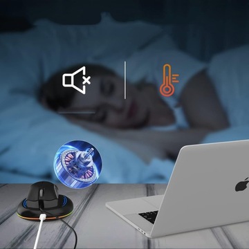 SYMULATOR MYSZKI RUCHU MYSZY MOUSE JIGGLER PRACA ZDALNA 7 KOL OŚWIETLENIA