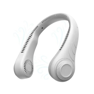 PRZENOŚNY WIATRAK NA SZYJE WENTYLATOR WIATRACZKI 1200mAh