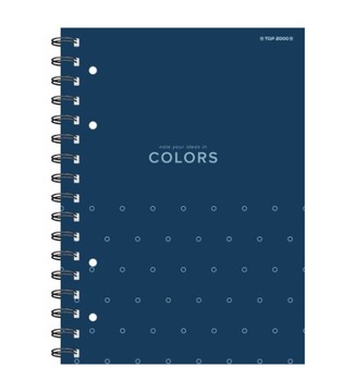 Kołozeszyt A4 100k TOP2000 COLORS niebieski