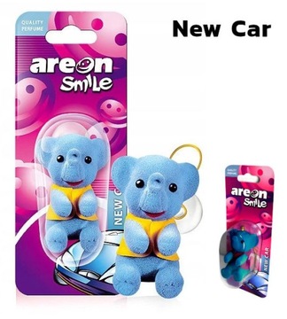 Плюшевый мишка-талисман аромата Areon для автомобильной присоски, различные ароматы и персонажи