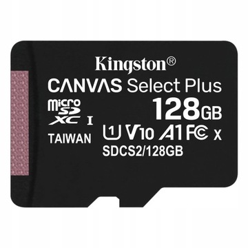 Карта памяти Kingston Canvas Select Plus SDCS2/128GBSP (128 ГБ; класс 10, C)