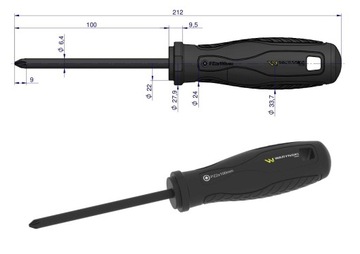 Отвертка ПЗ2. 100 мм. Сталь СВЦМ. Вариньский