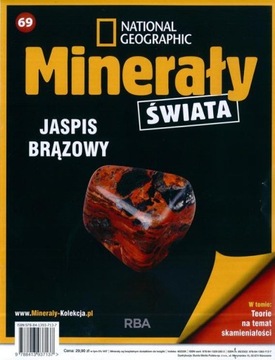 KOL. MINERAŁY ŚWIATA nr 69 - JASPIS BRĄZOWY