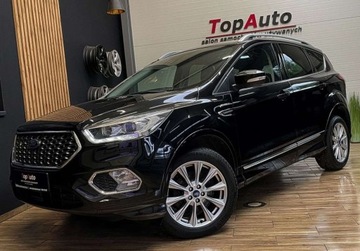 Ford Kuga II SUV Facelifting 2.0 TDCi 180KM 2018 Ford Kuga VIGNALE 4x4 180KM kamera SKORA GWARANCJA SONY 2.0