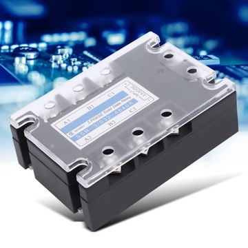 3-FAZOWY PRZEKAŹNIK PÓŁPRZEWODNIKOWY SSR-3 D4840 AC/DC 40A