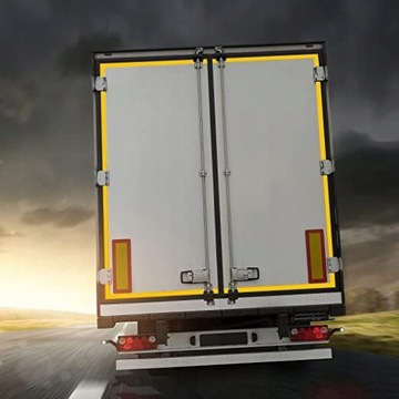 Taśma Odblaskowa Samoprzylepna Konturowa Żółta 10m do TIR Naczep + Rakla