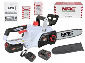 PIŁA PILARKA ŁAŃCUCHOWA AKUMULATOROWA NAC CB18E-30-B40S 18 V 4 AH SDS