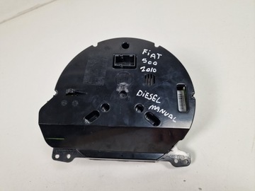 FIAT 500 DIESEL MANUÁLNÍ PŘÍSTROJOVÁ DESKA BUDÍKY TACHOMETR