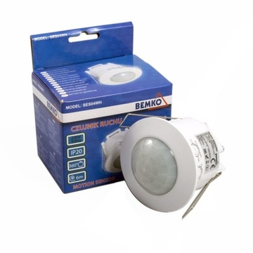 Czujnik ruchu wpuszczany do sufitu 1200W BEMKO