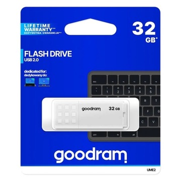Pamięć Pendrive GOODRAM 32 GB USB 2.0 UME2 Biały