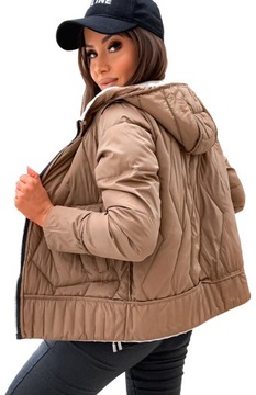 WIOSENNA_JESIENNA_Pikowana Modna Przejściówka - 3XL