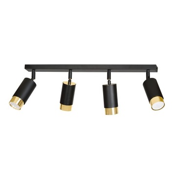 LAMPA SUFITOWA Emibig 4xGU10 30W HIRO 4 BL/GOLD