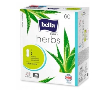 Bella Herbs Wkładki higieniczne z aloesem 60szt.