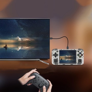 ПОРТАТИВНАЯ ИГРОВАЯ КОНСОЛЬ RG35XX С ЭКРАНОМ 3,5 ДЮЙМА, 64 ГБ, 5515 КЛАССИЧЕСКИХ ИГР