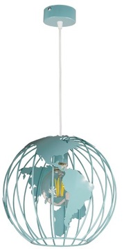 ŻYRANDOL LAMPA SUFITOWA WISZĄCA GLOBUS KULA LED