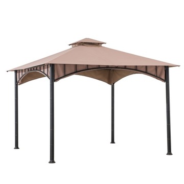 PAWILON OGRODOWY 3,4x3,4m ALTANA OGRODOWA MOCNY NAMIOT BEŻOWY PREMIUM 58 kg