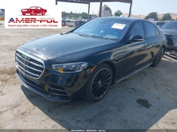 Mercedes Klasa S W223/V223 2023 Mercedes-Benz Klasa S 2023r., 4x4, 4.0L 4.0 Hybryda 496KM