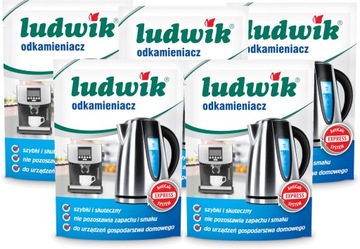 LUDWIK Odkamieniacz AntiCalc Ekspres Czajnik 5x20g