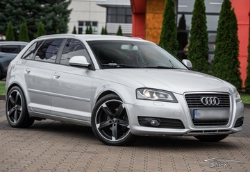 Audi A3 8P Hatchback 3d 2.0 TDI CR 140KM 2010 Audi A3 Sportback Lift 2.0TDI 140KM Automat Skóra Led Koła 18 Łopatki Xenon, zdjęcie 2