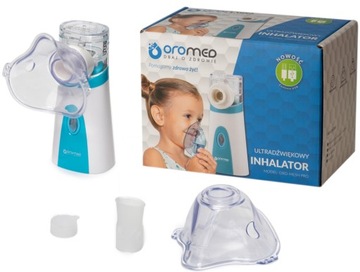 PRZENOŚNY CICHY INHALATOR SIATECZKOWY NEBULIZATOR DLA DZIECI I DOROSŁYCH