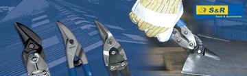 S&R Ручные ножницы по металлу правый рез 1,0 мм mini IDEAL 180 мм Cr-Mo