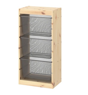 IKEA TROFAST regał SOSNA 3 pojemniki
