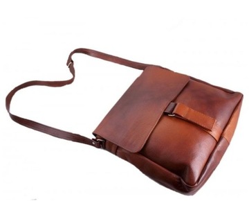 КОЖАНАЯ СУМКА ДЛЯ ПОСЛАНИЙ, КОРИЧНЕВАЯ И КРАСНАЯ КОЖА