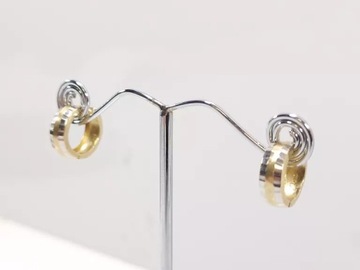 МИЛЫЕ ЗОЛОТЫЕ СЕРЬГИ-ТУФЛИ P585 2.17G