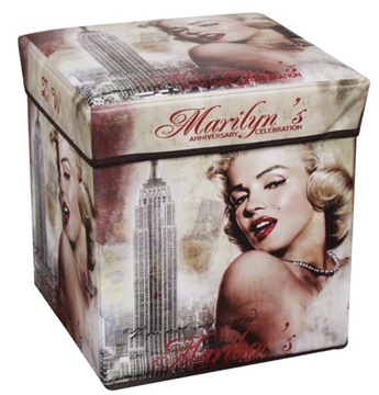 PUFA Schowek na zabawki MARYLIN MONROE 30x30x30cm