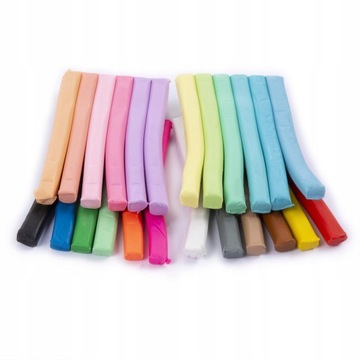 KIDEA SCHOOL Пластилин 24 ПАСТЕЛЬНЫХ ЦВЕТА