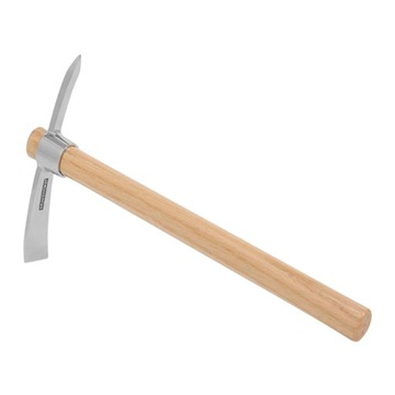 Portable Pickax Mattock Ice Axe W/ Wooden Handle