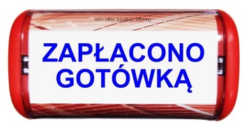 Pieczątka z napisem ZAPŁACONO GOTÓWKĄ data podpis TRODAT 8912