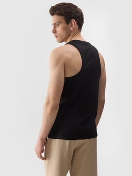 ФУТБОЛКА 4F МУЖСКАЯ ФУТБОЛКА БЕЗРУКАВОВ ВЕРХНЯЯ МАЙКА ХЛОПОК SPORTS SS24