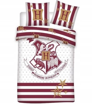 160X200 POŚCIEL DWUSTRONNA HARRY POTTER BIAŁA RED